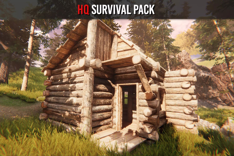 HQ Survival Pack 1.3建筑装备武器工具图标装饰物品物件