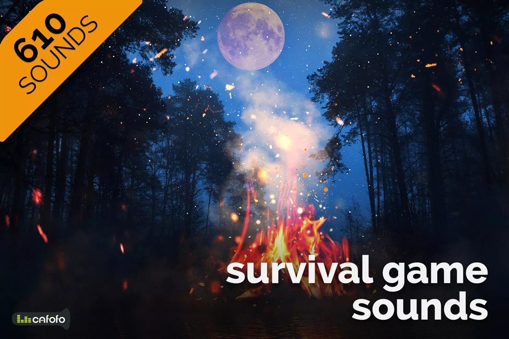 Survival Game Sounds 2.0 UE4高质量生存冒险游戏声音效