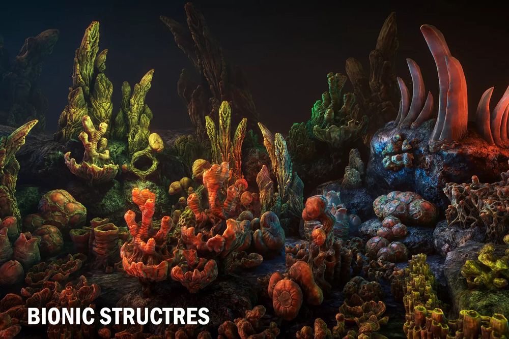 Bionic structures 1.0仿生物珊瑚模型