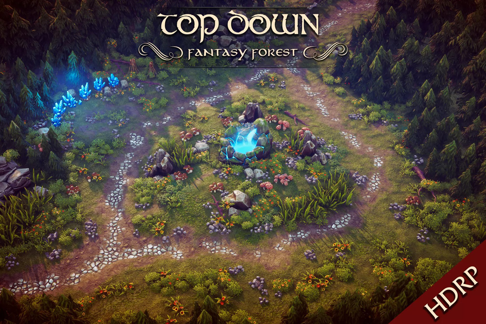 Top Down - Fantasy Forest - RTS & MOBA (HDRP) 1.1