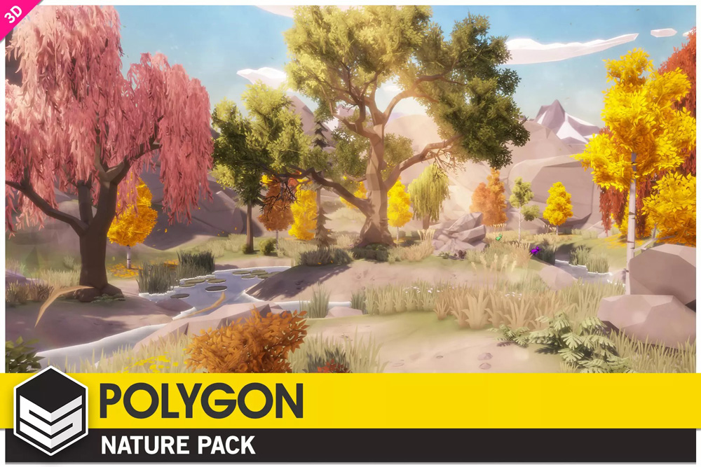 POLYGON Nature - Low Poly 3D Art by Synty 1.12