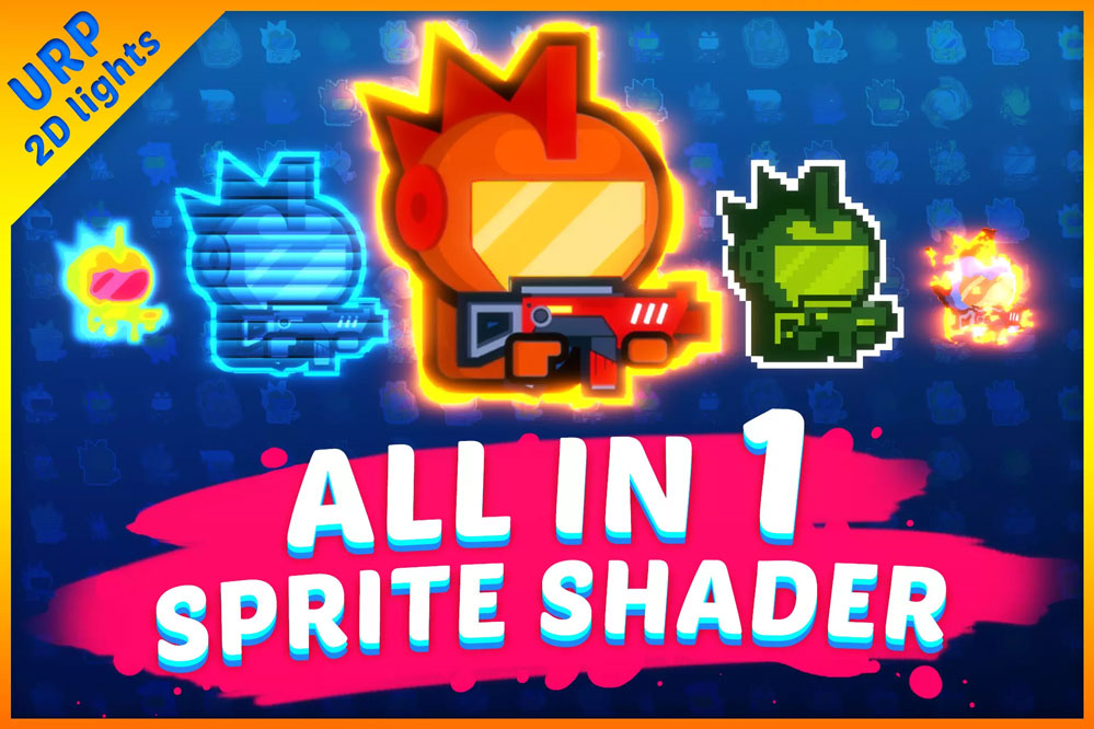 All In 1 Sprite Shader 3.42 多合一UI精灵着色器Unity特效 UI特效