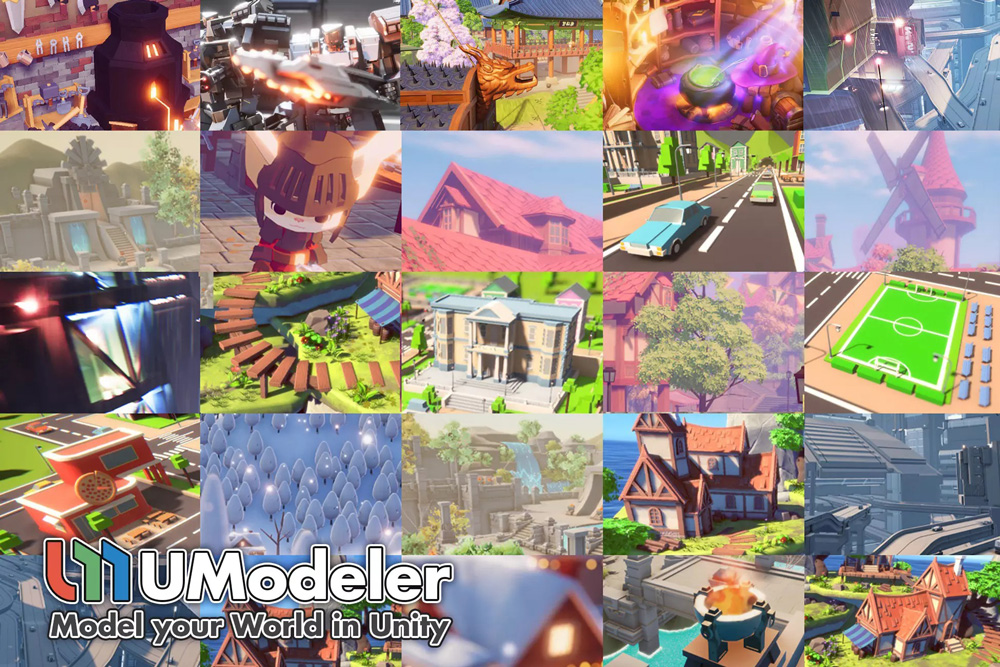 UModeler - Model your World 2.8.15 快速建模U3D插件