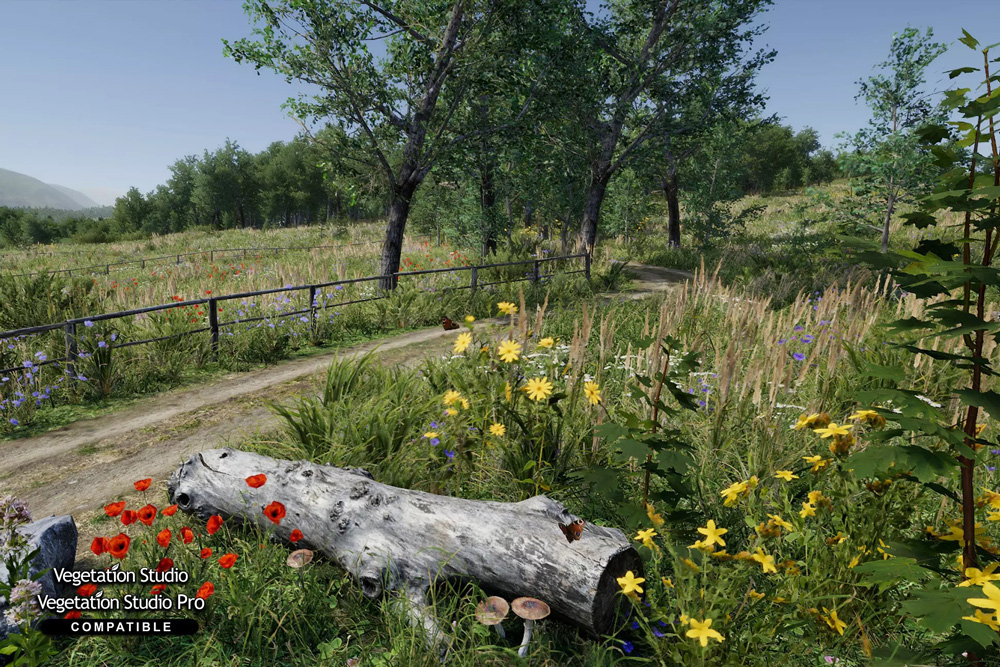 Meadow Environment - Dynamic Nature 2.5.1 unity3d地形植被环境