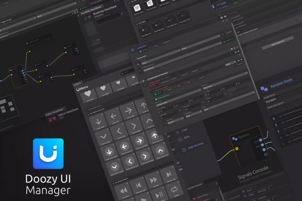 Doozy UI Manager 4.1.4 用户界面设计动画管理器