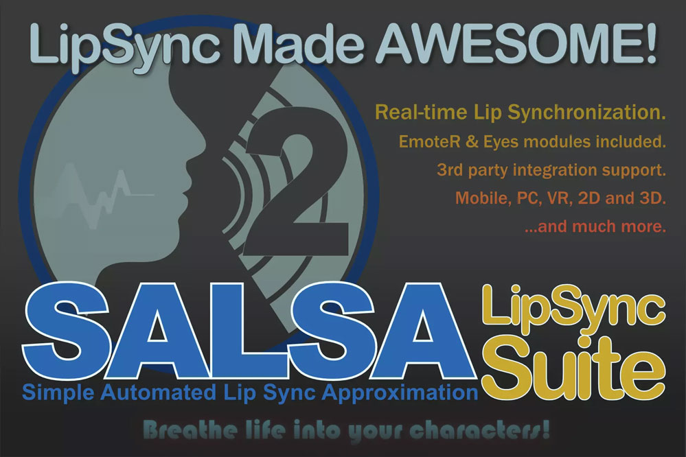 SALSA LipSync Suite 2.5.4人物面部表情动画插件