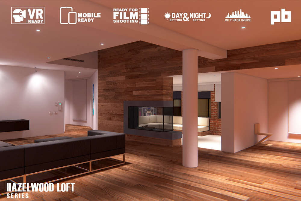 Modern Loft Full Pack 8.0 现代公寓室内家具场景模型