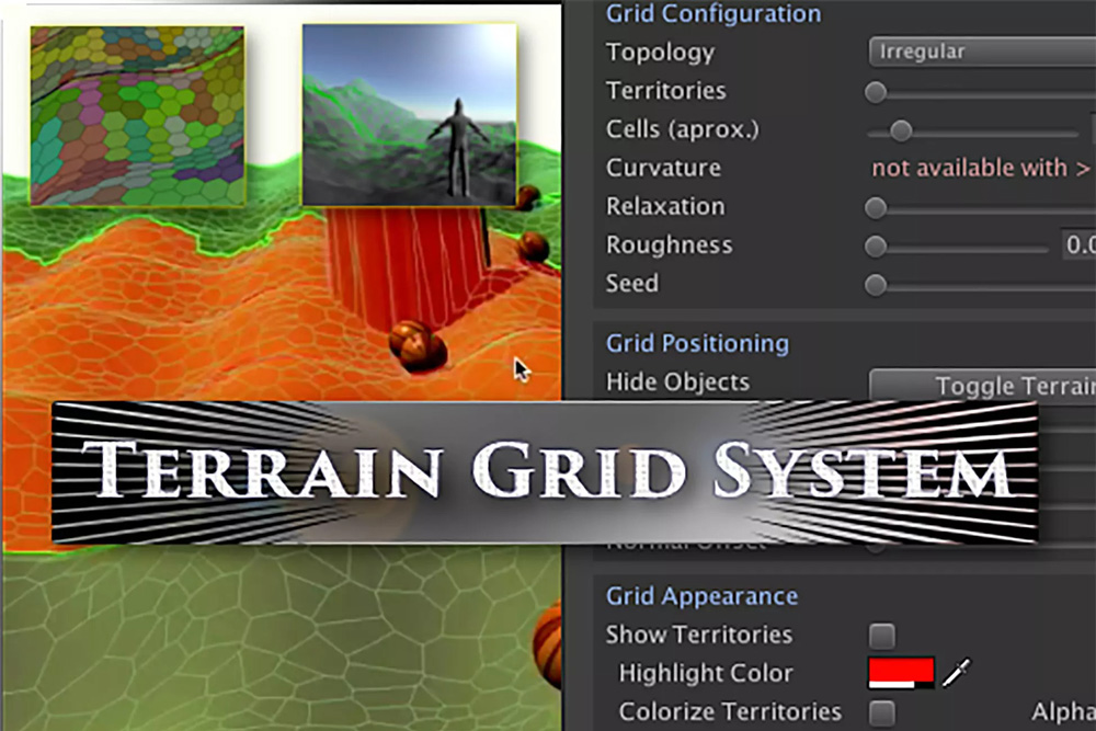 Terrain Grid System 13.5.1 网格地形生成器