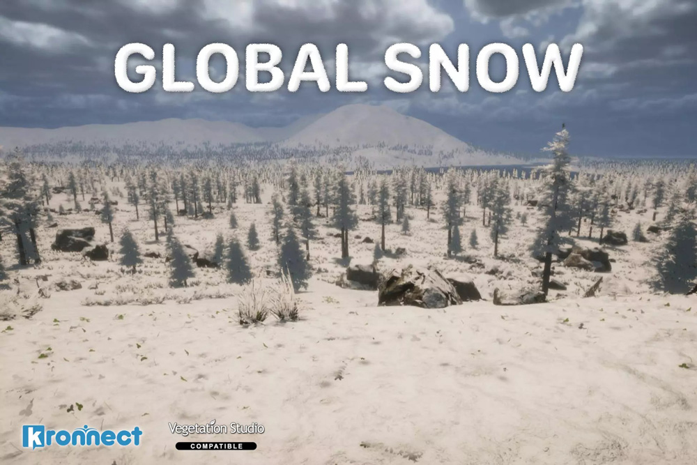 Global Snow 6.7.2 冬季下雪地shader