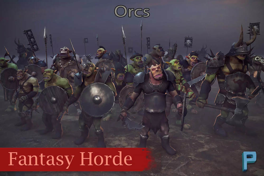 Fantasy Horde - Orc 1.32幻想部落半兽人军队模型