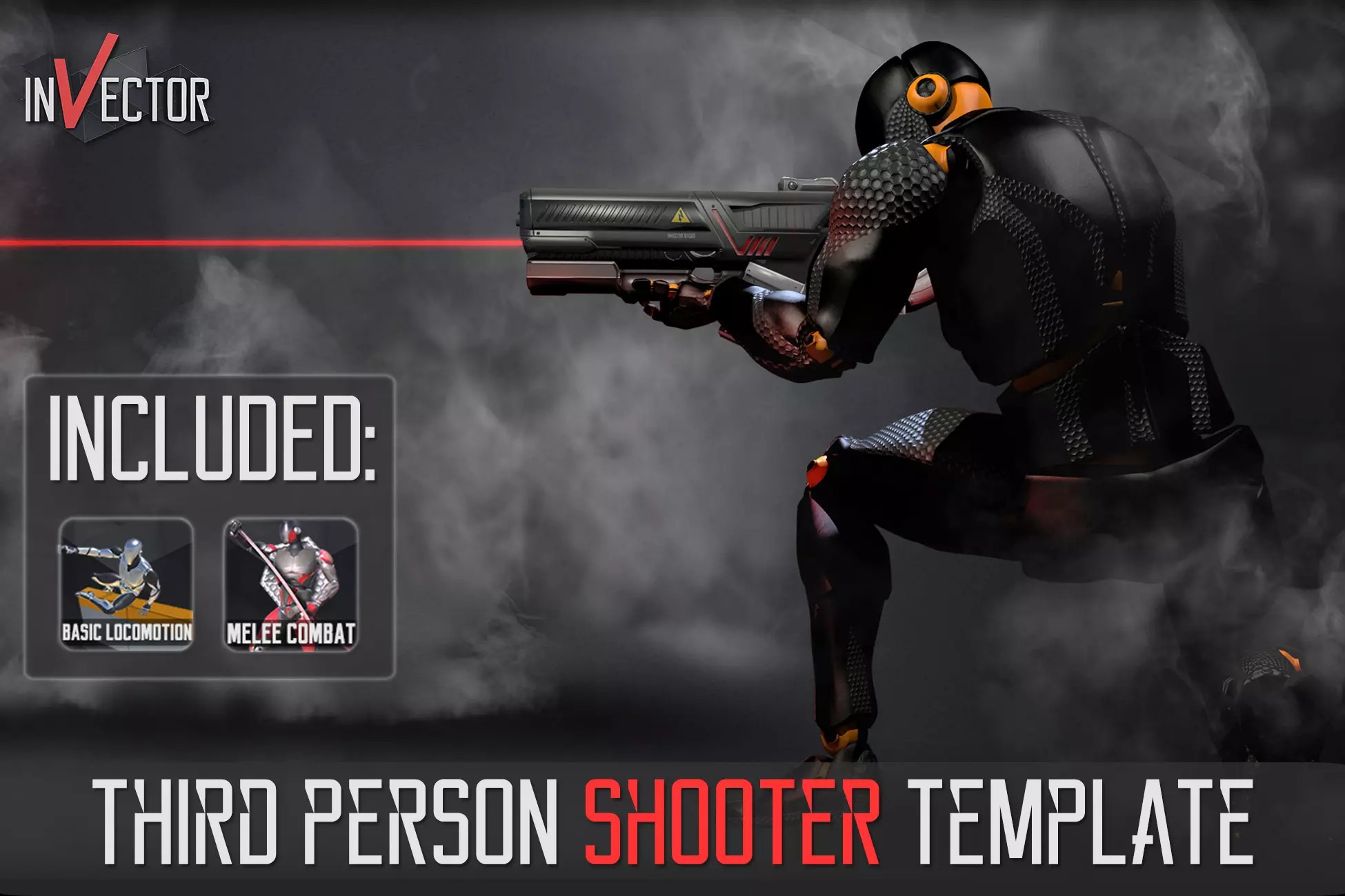Third Person Controller - Shooter Template 2.6.1b射击游戏模板