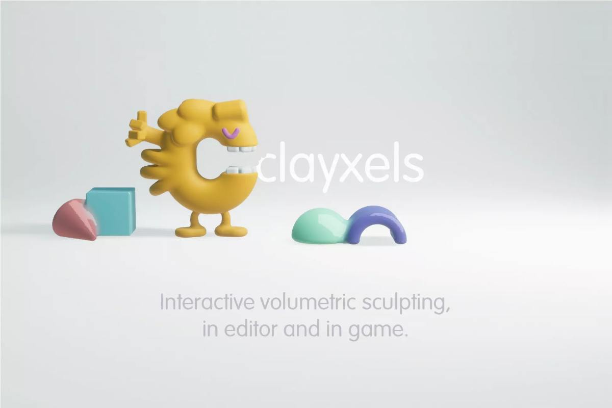 Clayxels 1.9 黏土点云模型雕刻建模插件