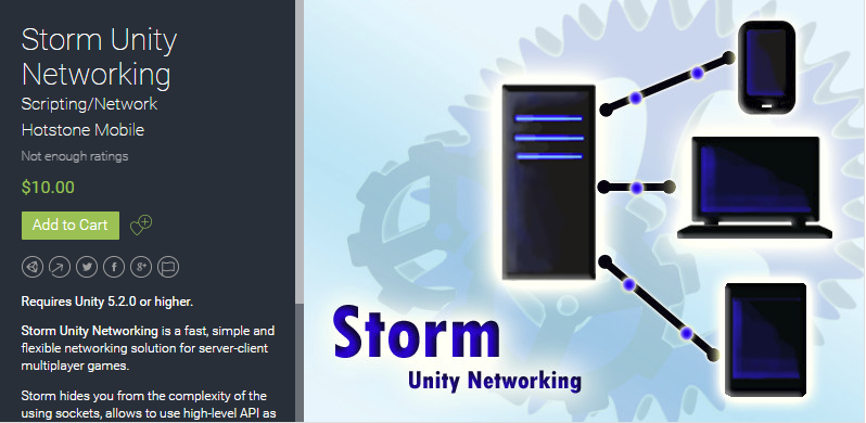 Storm Unity Networking 1.1 unity3d asset