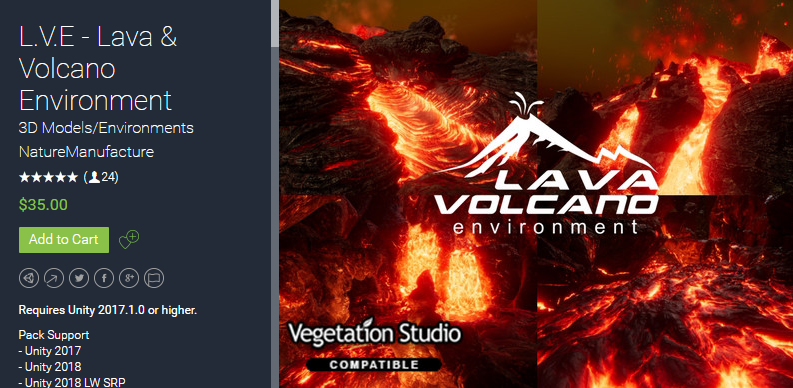 L.V.E - Lava & Volcano Environment 1.1.7   火山熔浆