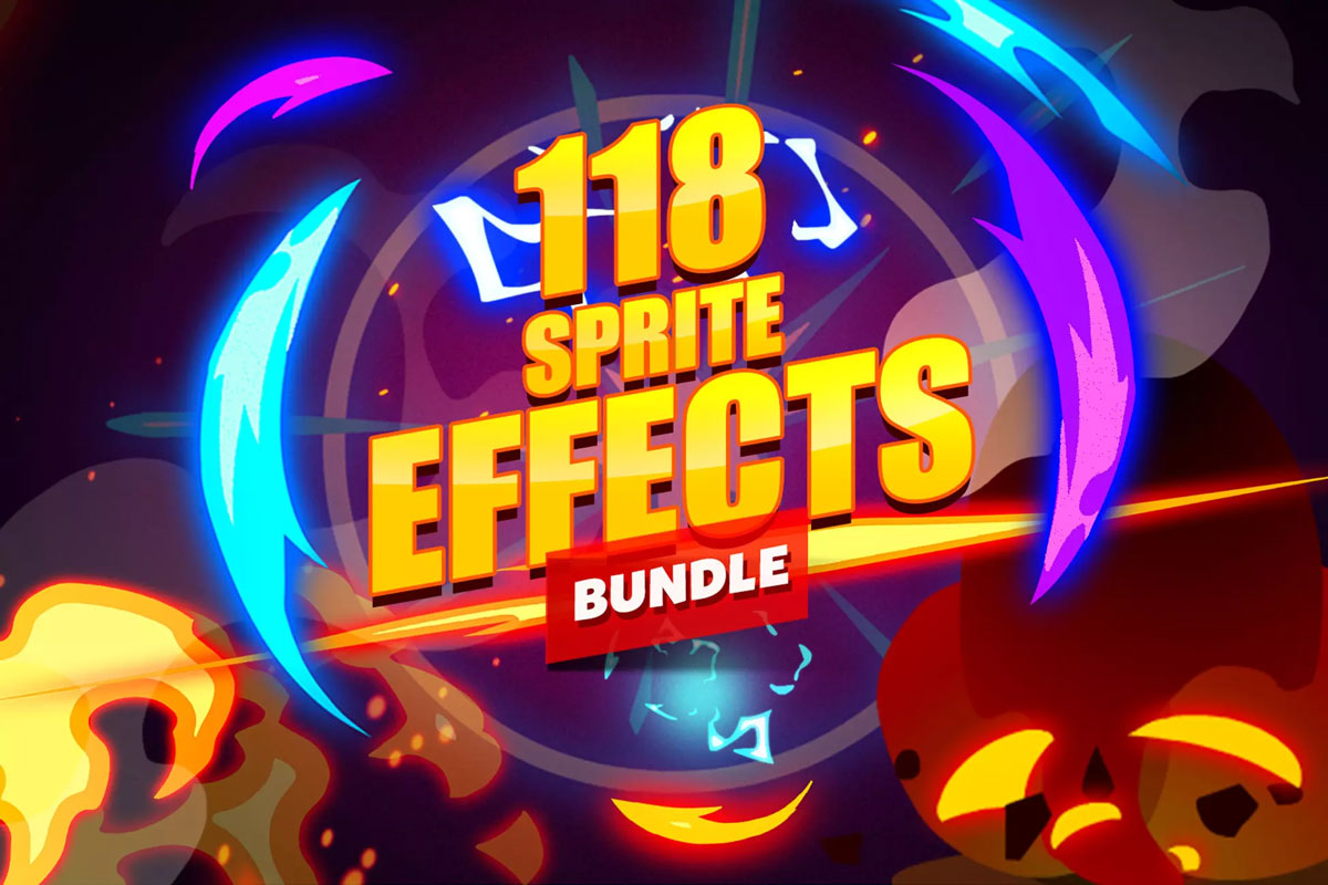118 sprite effects bundle　5.0   血液火焰爆炸电流精灵特效