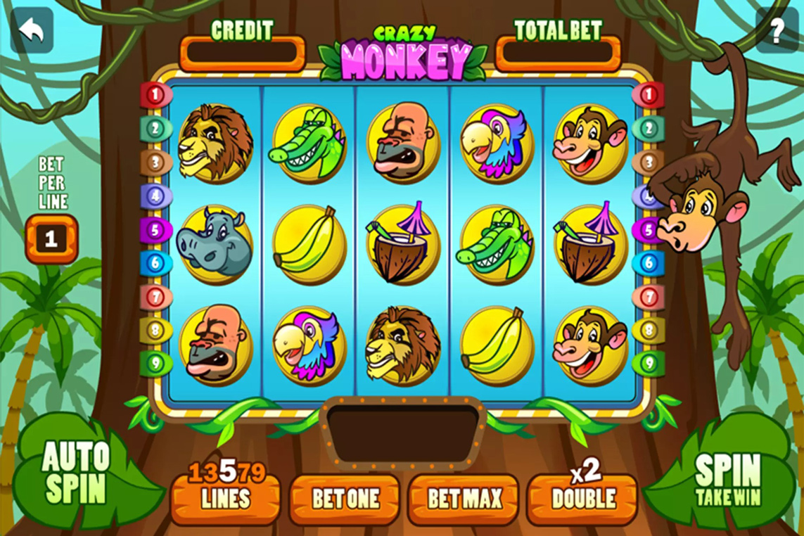 Crazy monkey slot game assets 1.0   疯狂的猴子游戏源码
