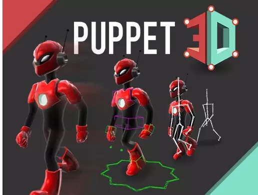 Puppet3D 1.3 角色骨骼绑定编辑插件