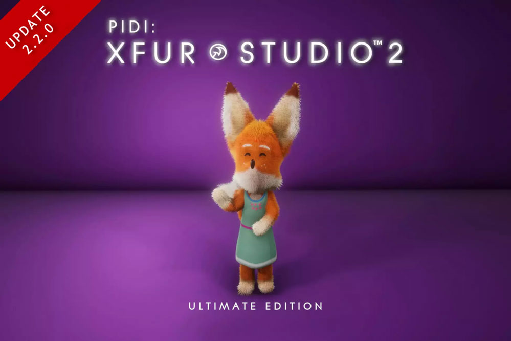 PIDI  XFur Studio 2 - Ultimate Edition 2.2.1    毛发插件