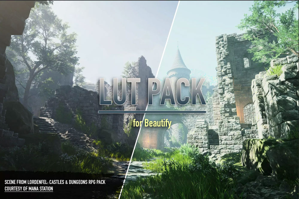 LUT Pack for Beautify 1.2    场景调色滤镜后期处理特效