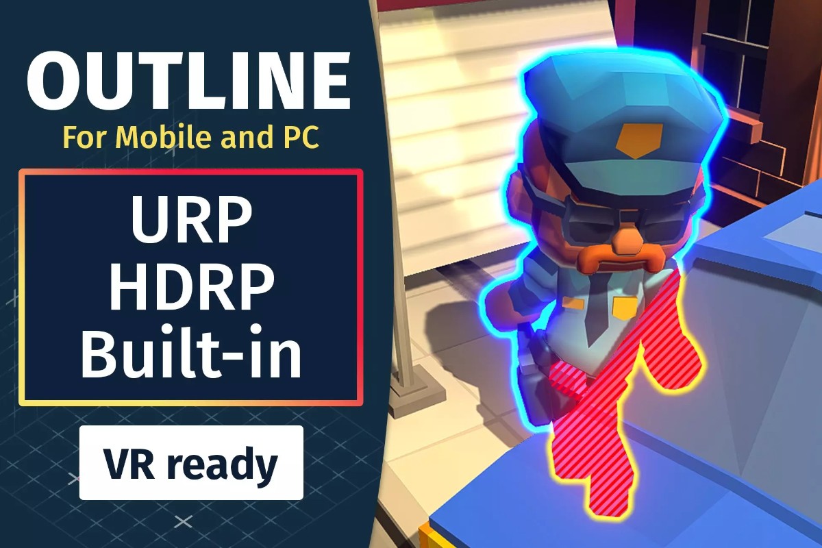 Easy Performant Outline 2D 3D URP HDRP and Built-in Renderer 3.3.4