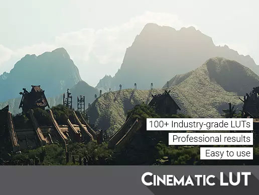 Cinematic LUT Pack 1.1       电影AAA级LUT调色预设效果