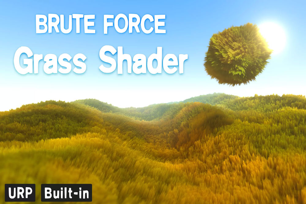 Brute Force - Grass Shader 1.4    草坪着色器工具