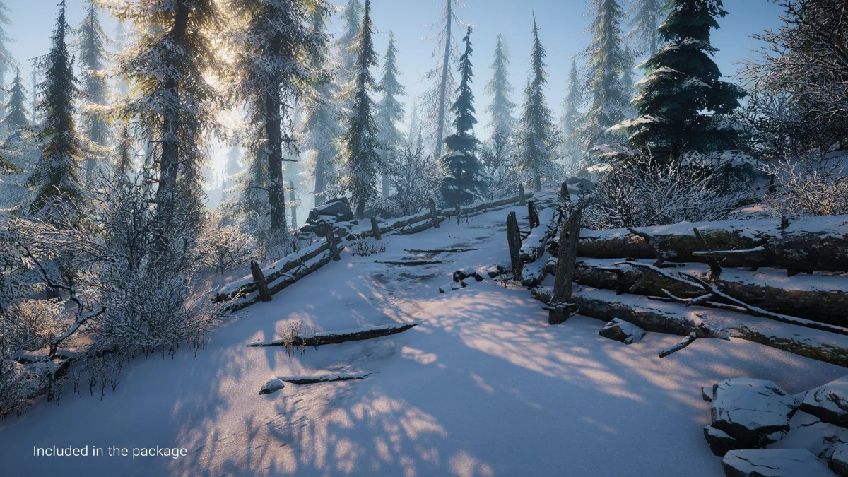 Winter Environment - Nature Pack 2.0          冬季森林场景
