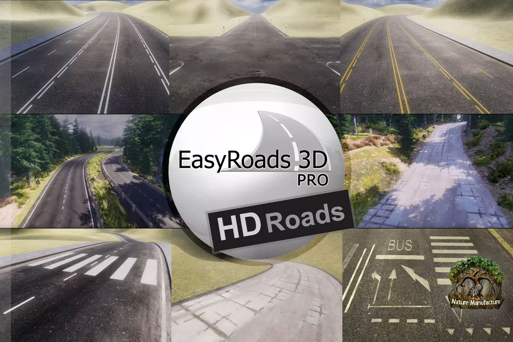EasyRoads3D Pro Add On - HD Roads 1.2.5       公路道路材质