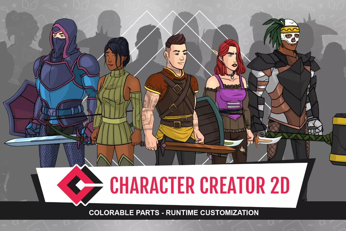 :Character Creator 2D 1.90         卡通角色快速创建工具