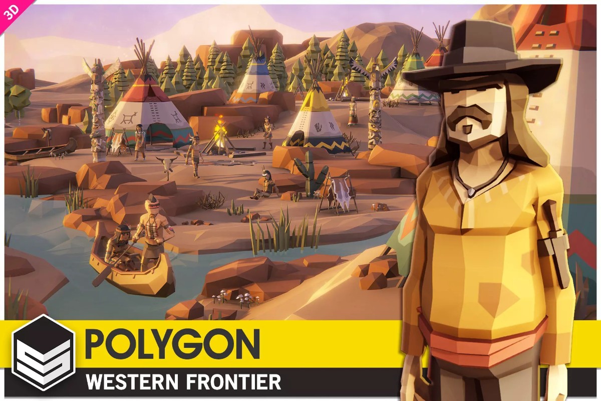 POLYGON - Western Frontier Pack v1.2    西部世界题材素材