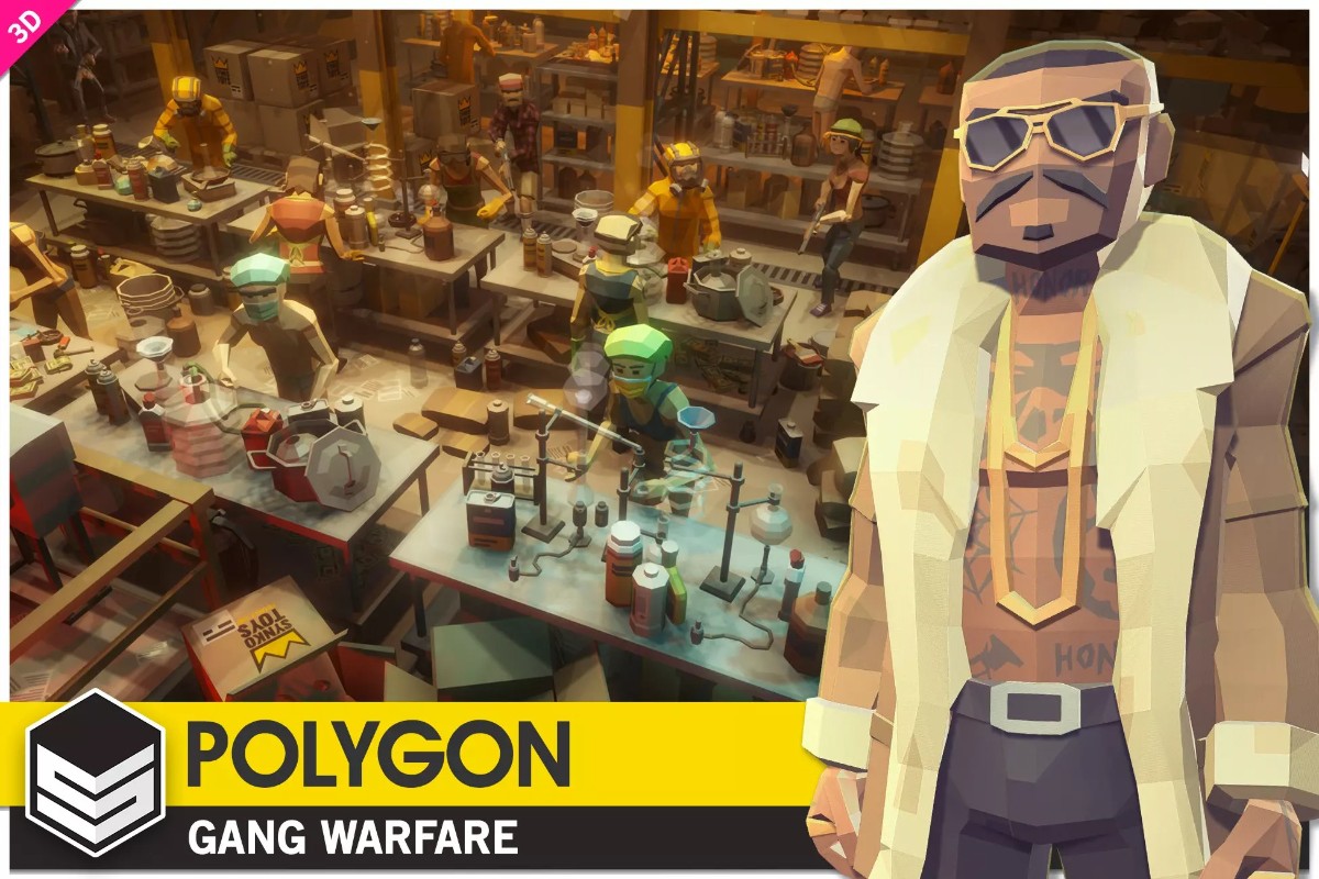 POLYGON - Gang Warfare Pack v1.02     黑帮犯罪场景