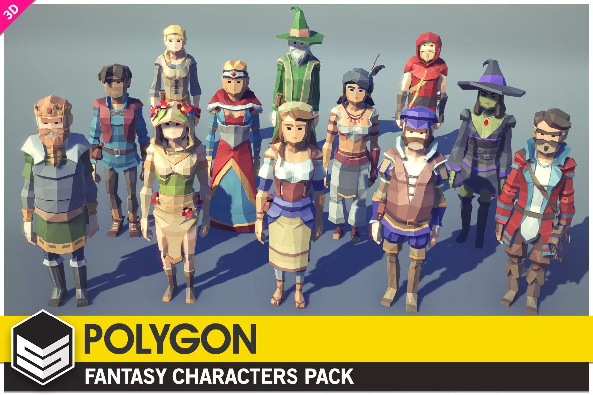 POLYGON - Fantasy Characters v1.1