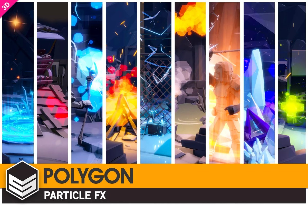 POLYGON - Particle FX v1.0   低模粒子