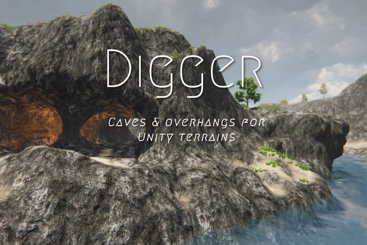 Digger - Terrain Caves & Overhangs 2.6     洞穴模型生成器