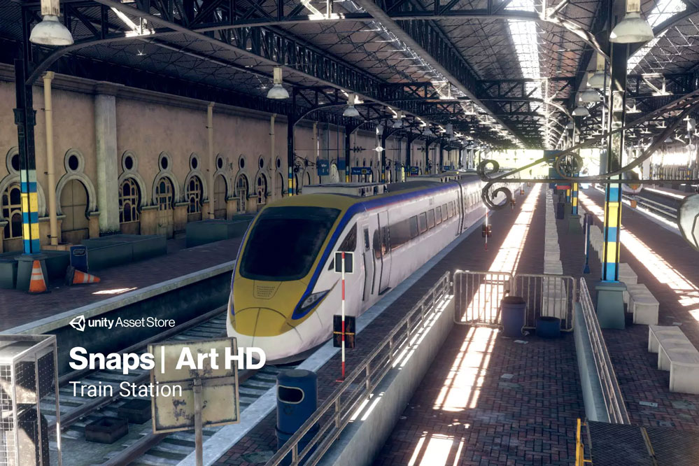 Snaps Art HD  APAC Train Station 1.1    地铁火车站模型