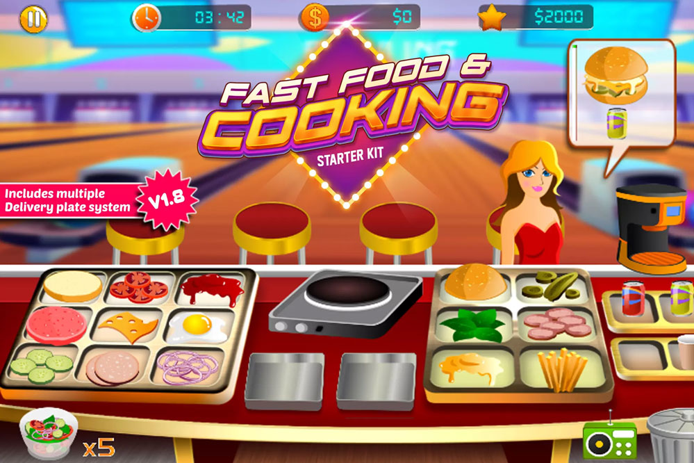 Fast food, Restaurant & Cooking Tycoon Starter Kit 1.7.4