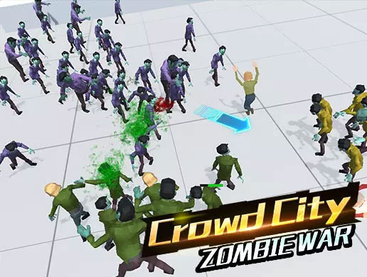 Crowd City Zombie Low Poly Casual Game Pack 3D Complete Template Kit(Mobile F...
