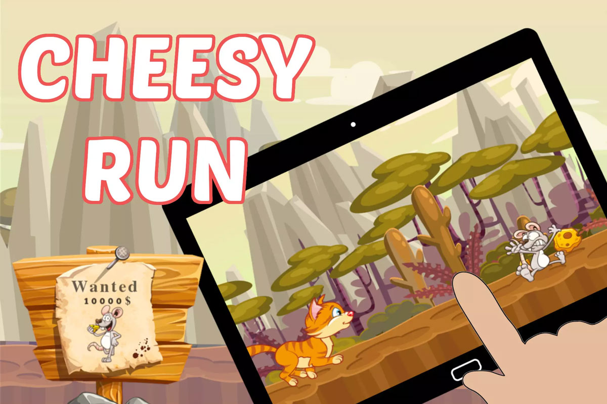 Cheesy Run - Cartoon Runner Game 1.1    卡通跑者游戏