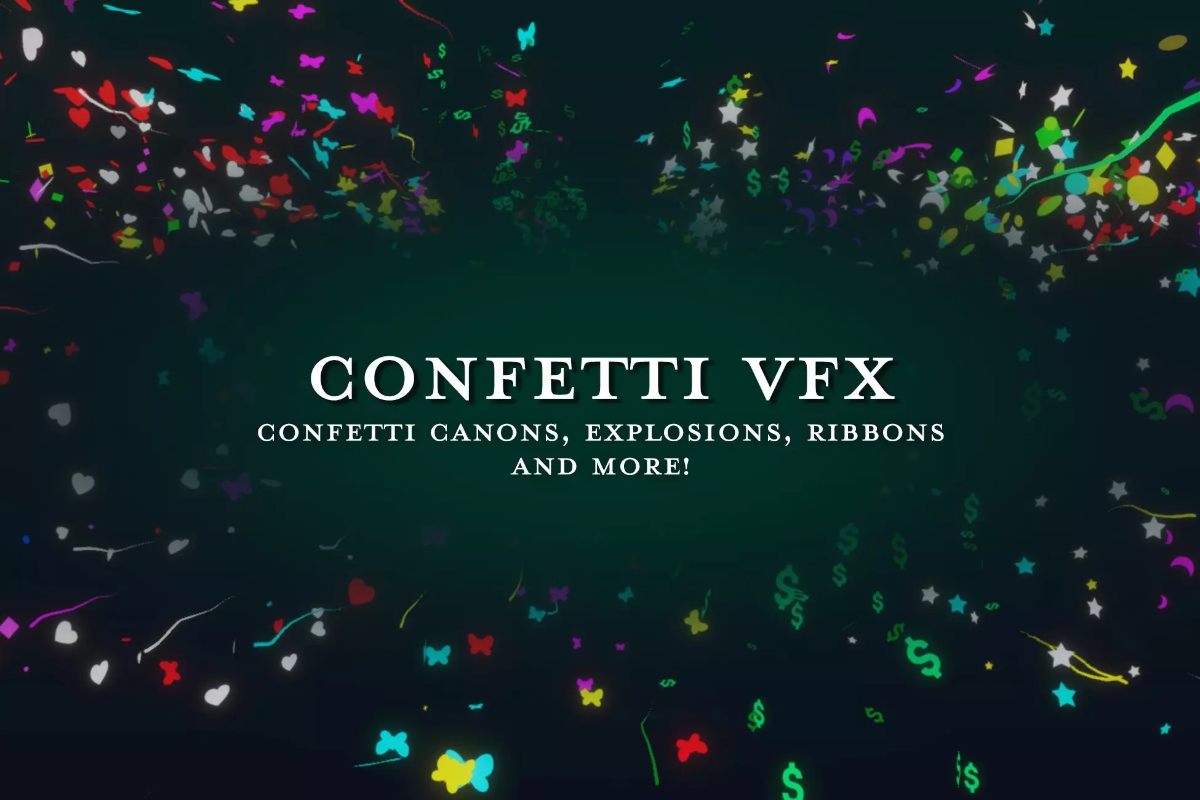Confetti VFX 2.5    五彩纸屑节日胜利庆贺粒子
