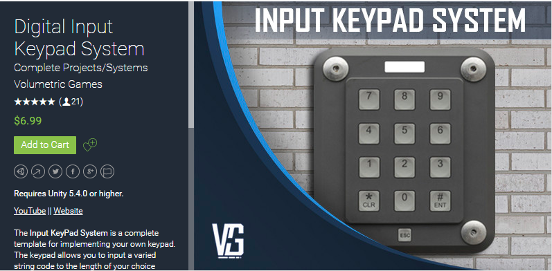 Digital Input Keypad System 1.1