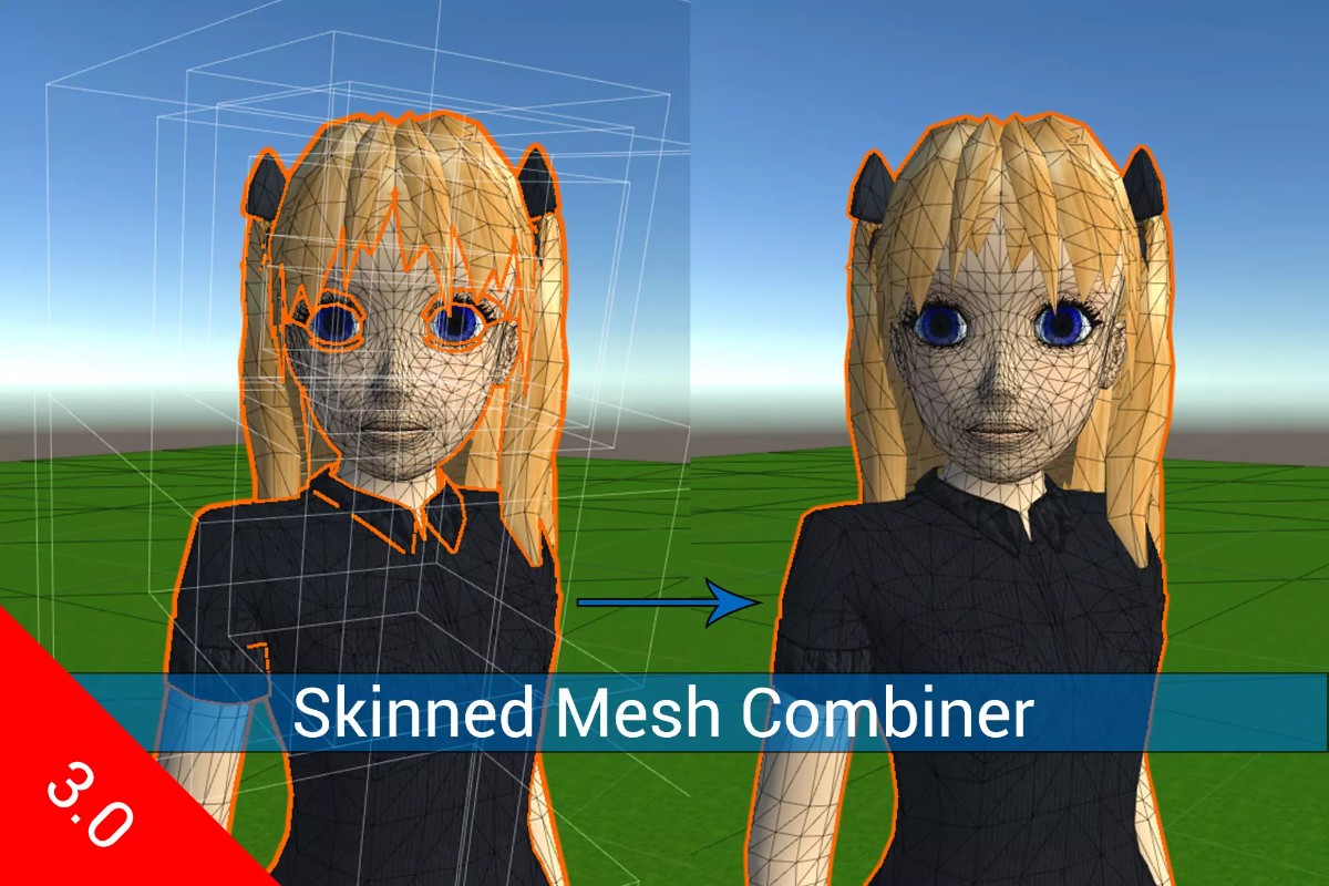 Character Mesh Merge, Atlasing Support & More 3.4.8
