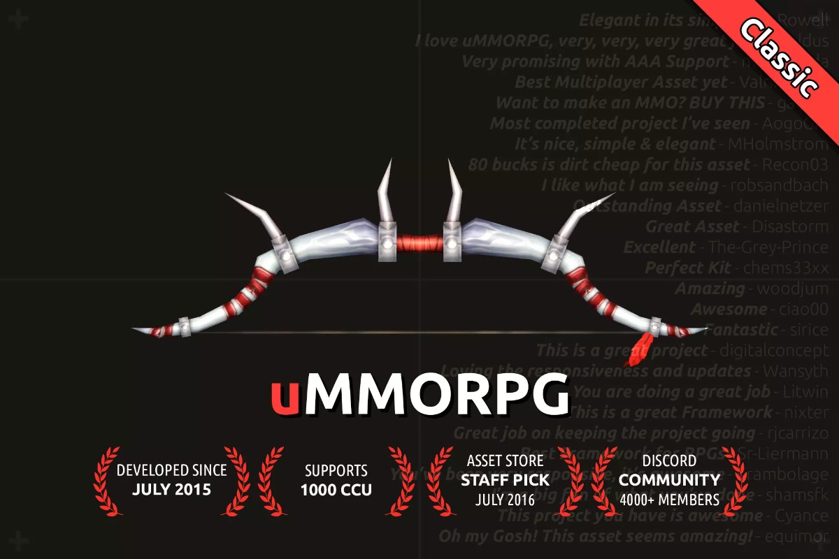 uMMORPG fix    多人RPG项目