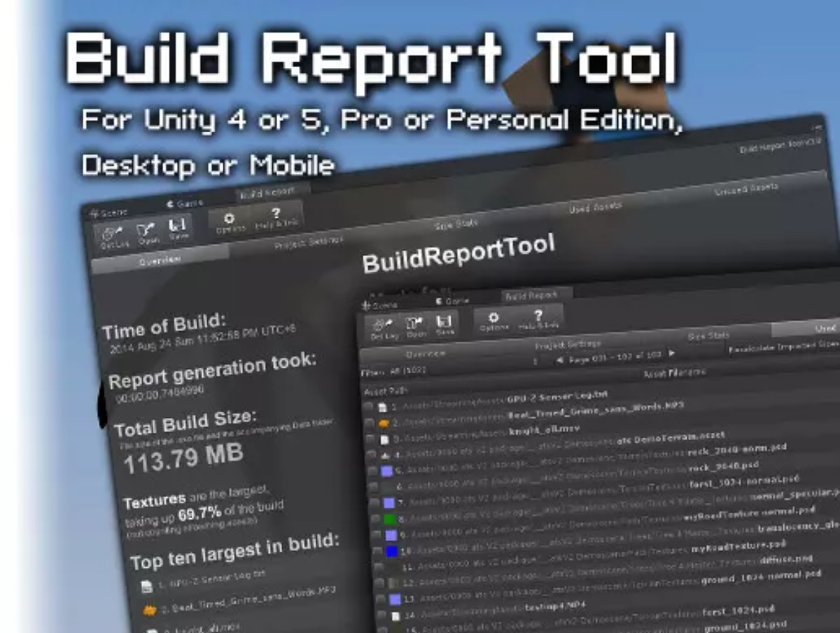 Build Report Tool 3.0     游戏构建打包生成报告工具