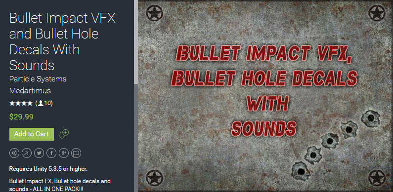 Bullet Impact VFX and Bullet Hole Decals With Sounds 1.1