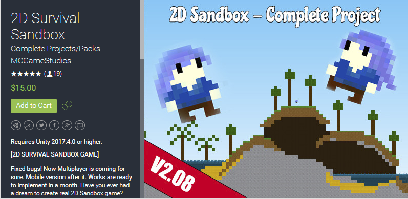 2D Survival Sandbox 2.1    2D生存沙盒