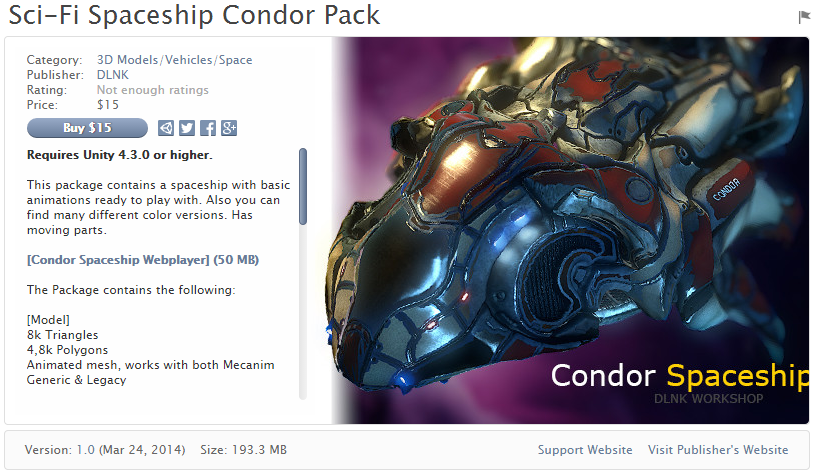 Spaceship_Condor_Pack    科幻宇宙飞船模型