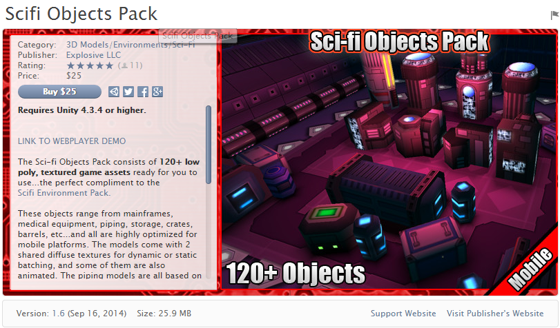 Scifi Objects Pack   幻想物体包
