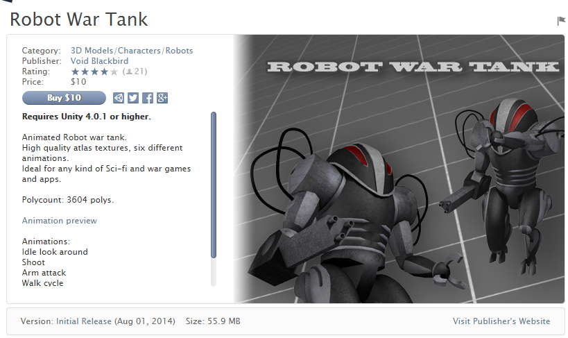 Robot War Tank   机器人战车