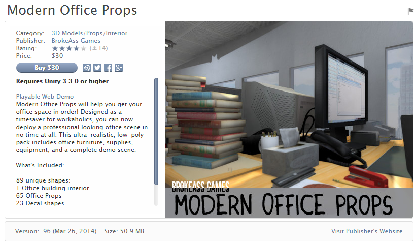 Modern Office Props   现代办公室道具