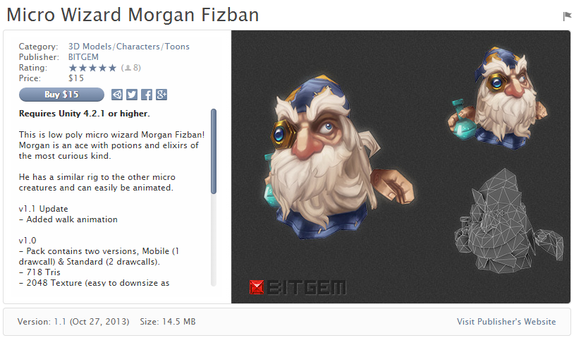 Micro Wizard Morgan Fizban   微观精灵摩根-菲兹班